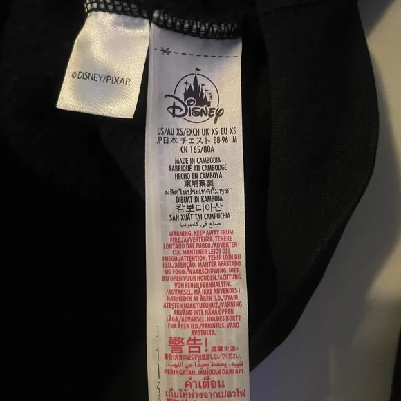 Disneyland 2024 Mickey Mouse Hoodie (XS Adults, Black-Pre-Owned) - Picture 7 of 7